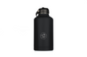 Huge double walled insulated black drink bottle with swing handle NZ