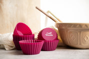 Kitchen Berry Kit Reusable Stretch Lids Very Berry Muffin Liners Very Berry on white background