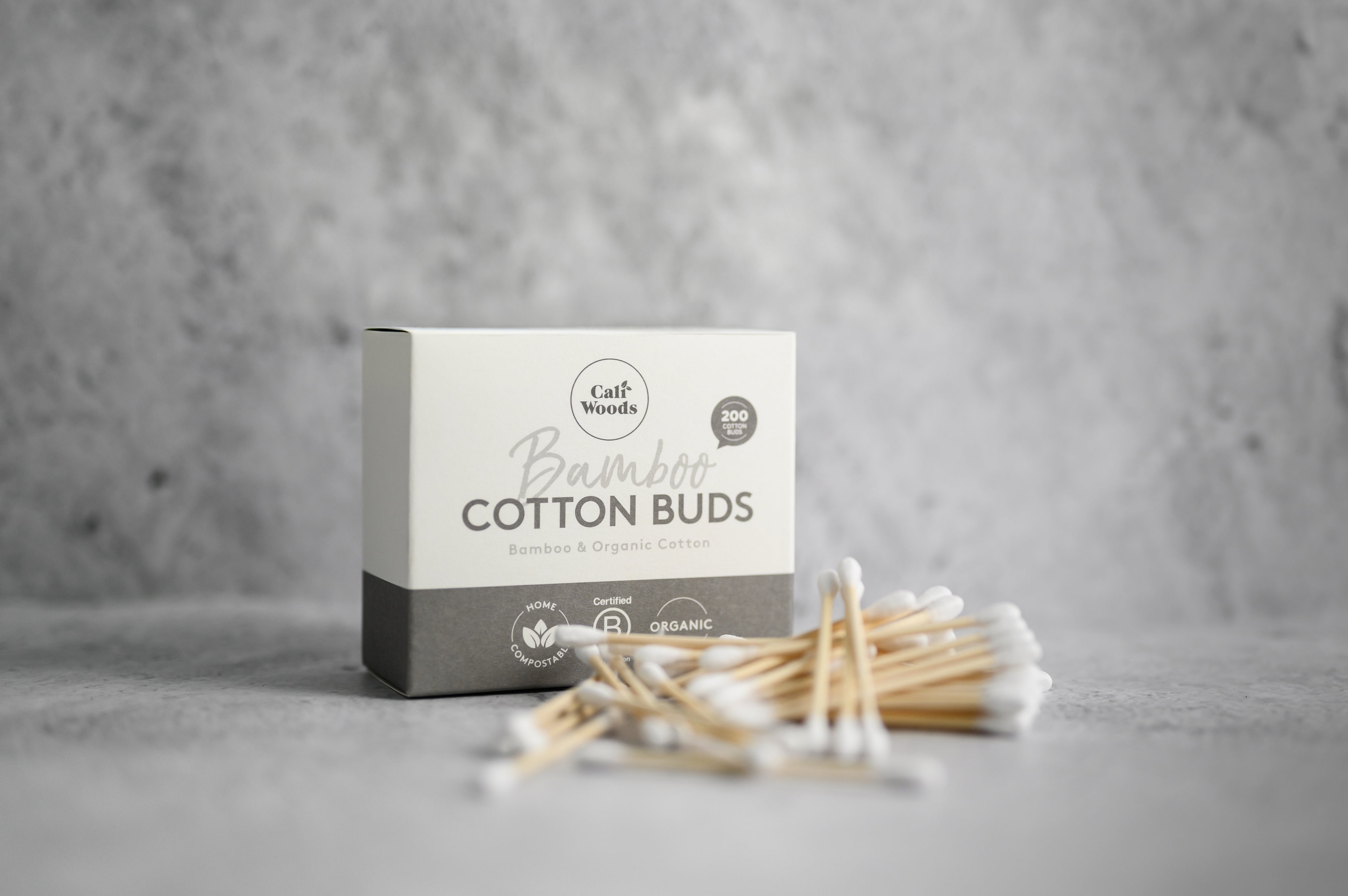 Bamboo Cotton Buds Close up shot
