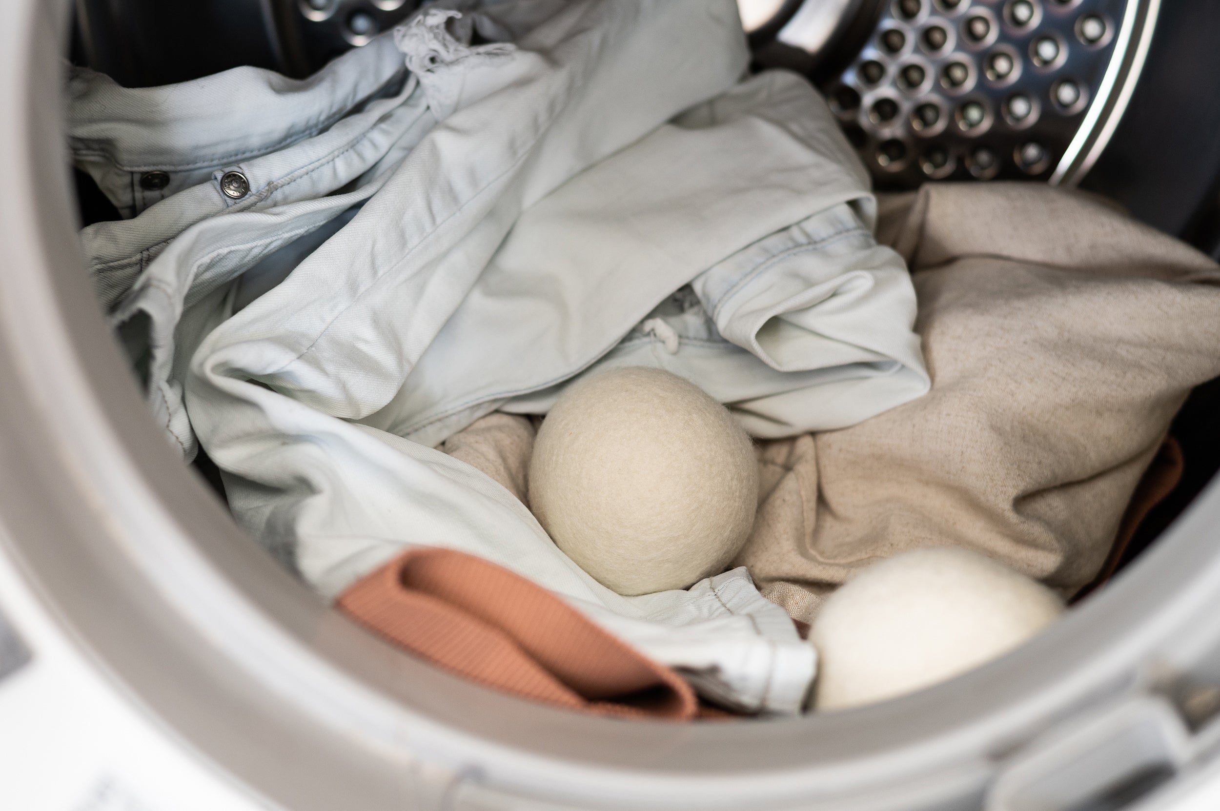 Laundry in a Dryer with Laundry
