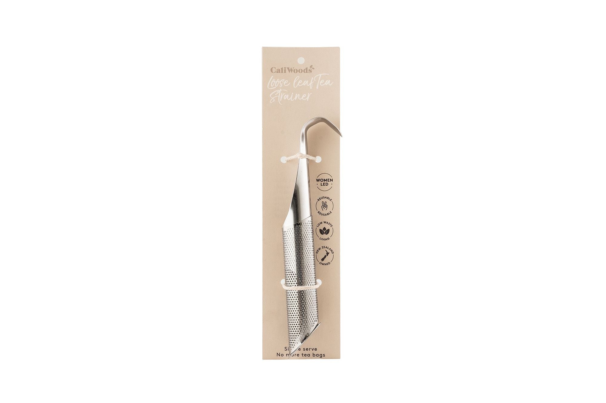 CaliWoods Tea Infuser in the packaging