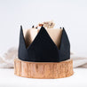 A black caliwoods reusbale party hat, part of the bold collection