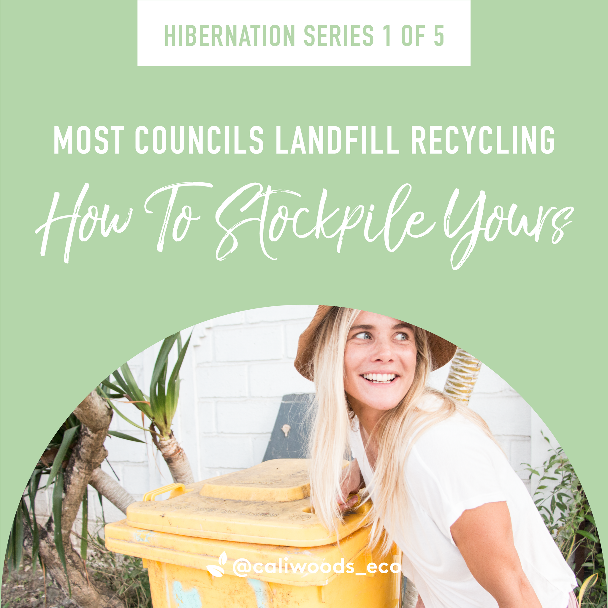 Hibernation Series 1 of 5: How to Stockpile Recycling