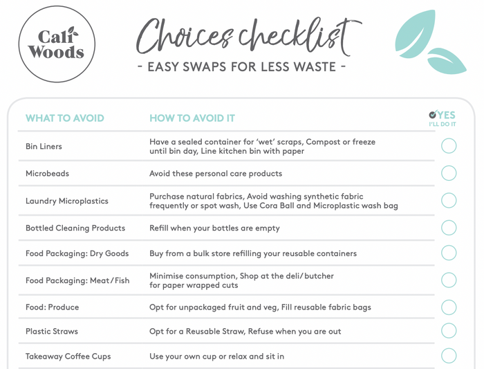 Easy Swaps For Less Waste