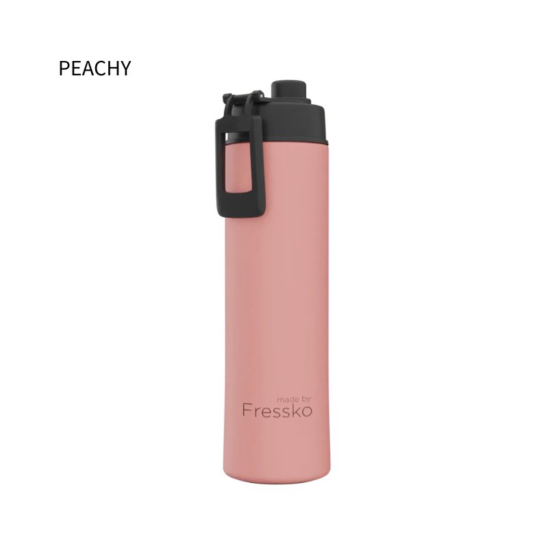 Fressko Move Drink Bottle Peachy 660ml Sip Lid