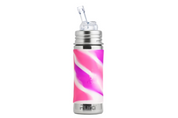Baby & Toddler Bottles - Pink Swirl - Toddler Straw 325ml