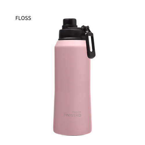 Fressko Core Drink Bottle Khaki 1L Sip Lid