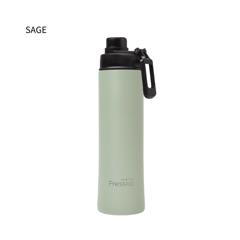 Fressko Move Drink Bottle Sage 660ml Sip Lid