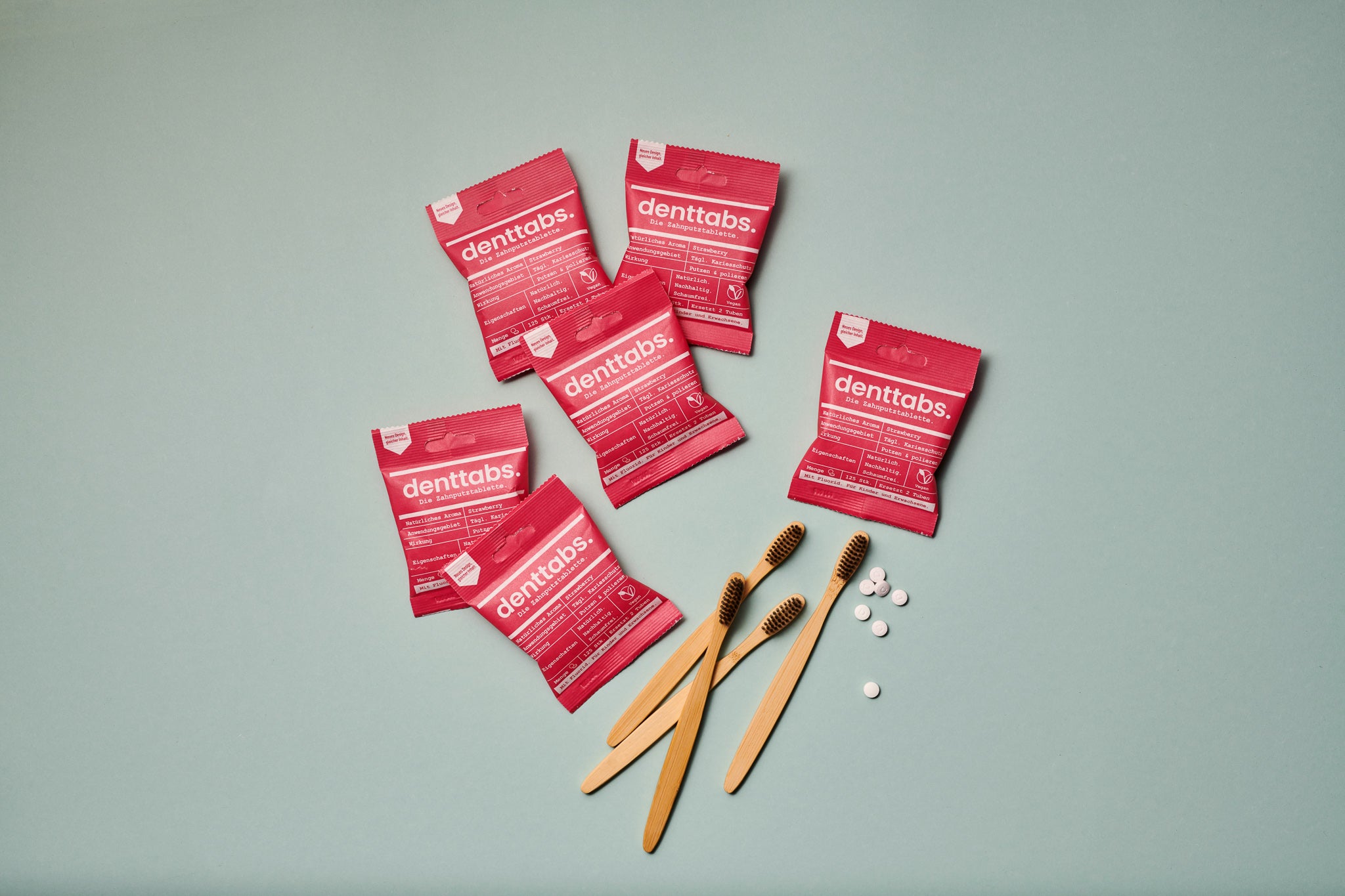 Denttabs Toothpaste Tablets - Strawberry