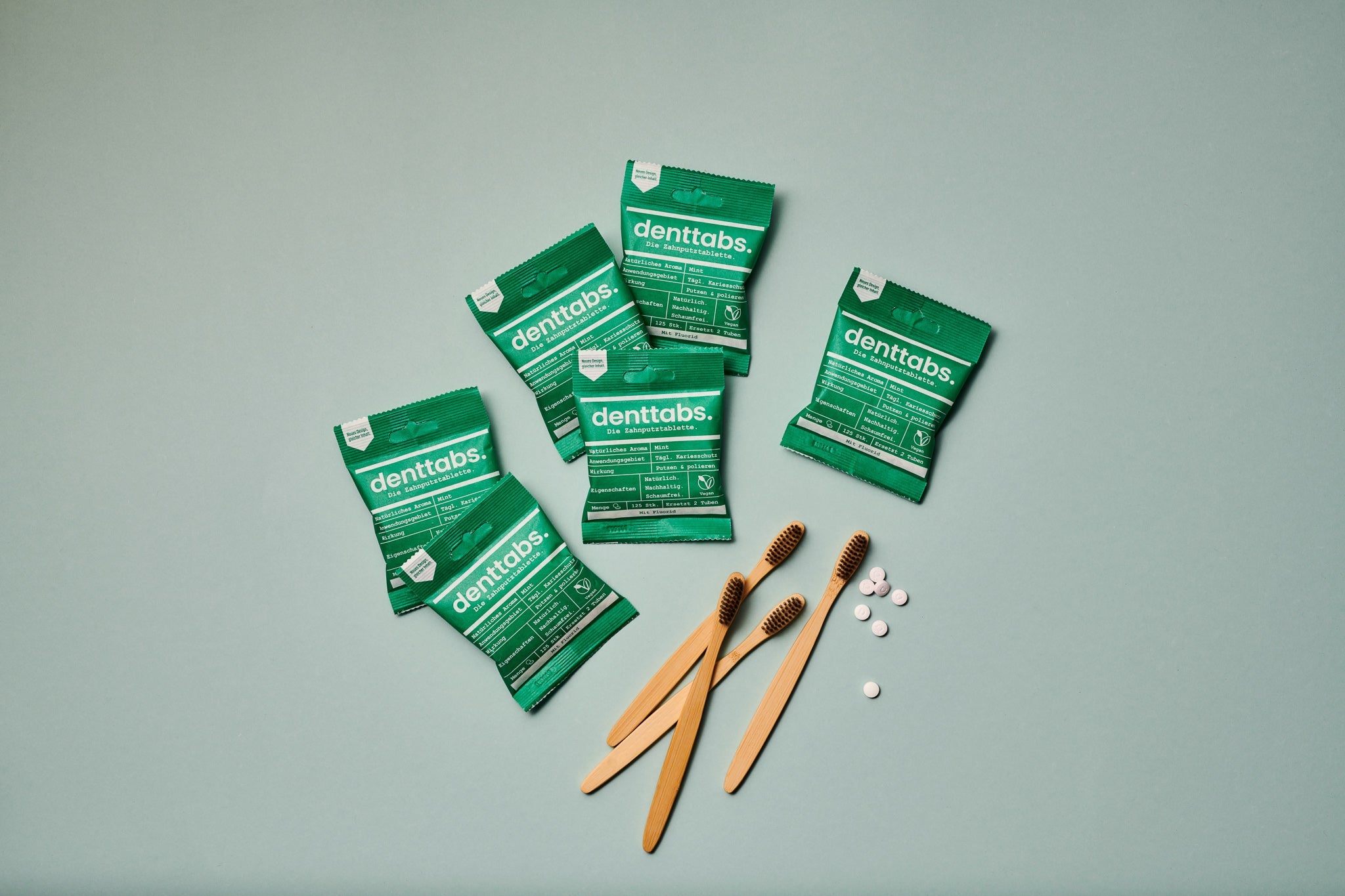 Denttabs Toothpaste Tablets - Trial Pack - Fluoride - Mint