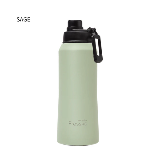 Fressko Core Drink Bottle Sage 1L Sip Lid