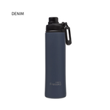Fressko Move Drink Bottle Denim 660ml Sip Lid