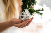 NZ Wool Christmas Baubles - Natural