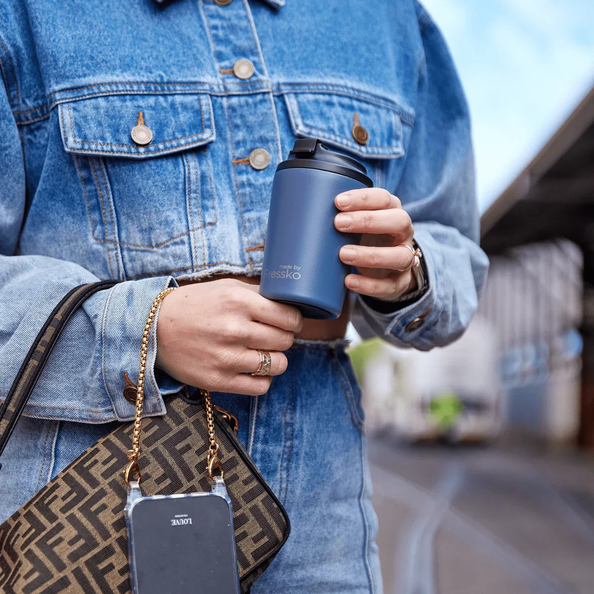 Fressko Bino Reusable Cup Denim 230ml
