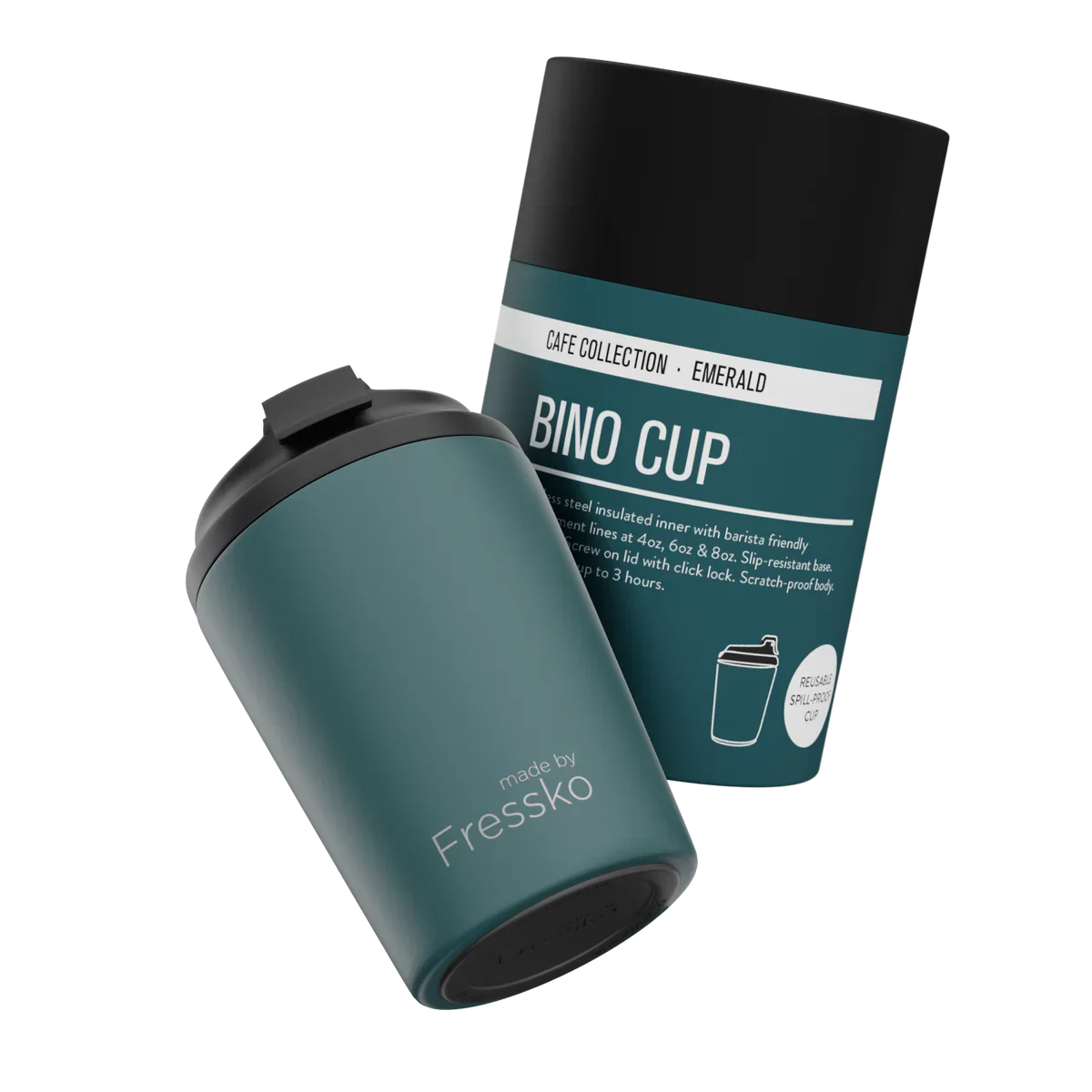 Fressko Bino Reusable Cup Emerald 230ml