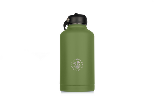 Dawny Adventure Club Insulated Drink Bottles - Moss - Moss - 1.9L