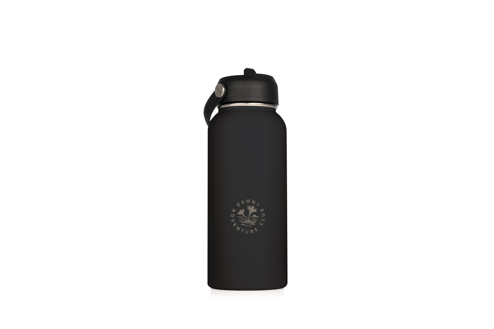 Dawny Adventure Club Insulated Drink Bottles - Black - Black 950mL