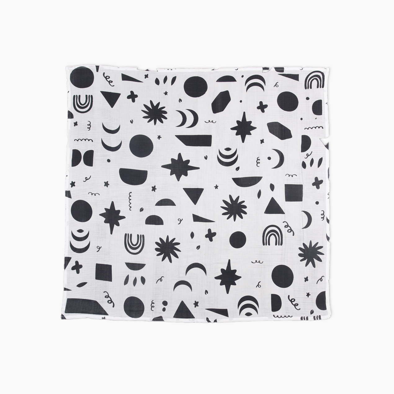 Organic & Ethical Baby Shower Gift Kit - Charcoal Shapes