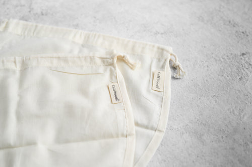 Closeup photo of CaliWoods Nut Mylk Bags