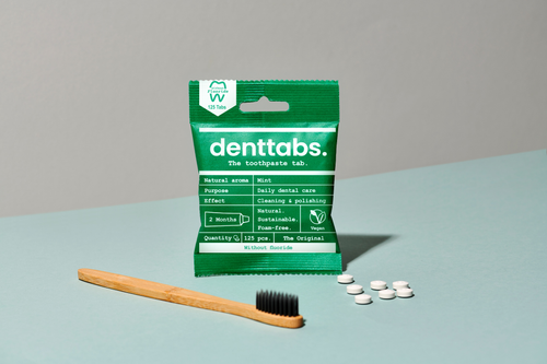 Denttabs Toothpaste Tablets - Trial Pack - Fluoride - Mint