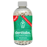 Denttabs Toothpaste Tablets - 1 Year - Fluoride Free - Mint