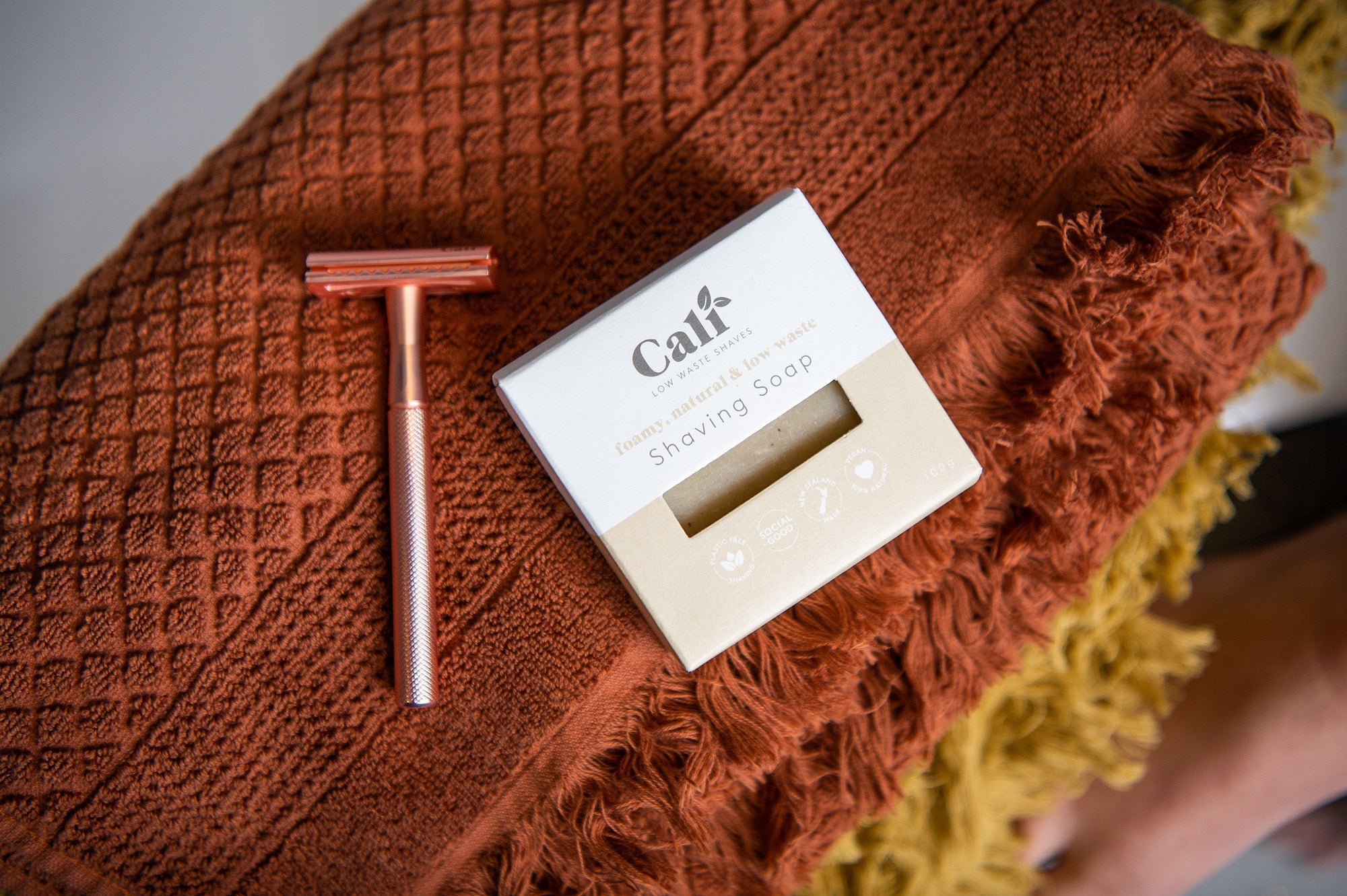 Low-Waste Shave Kit - Copper - Long Handle Copper