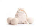 CaliWoods Dryer Balls in the bag on a white background