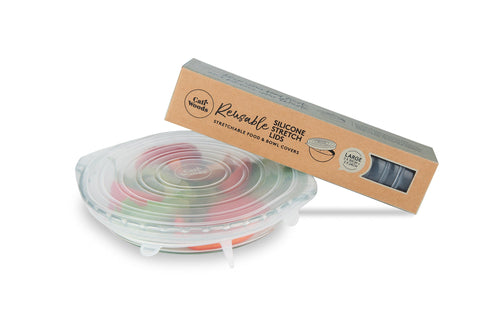 Silicone Stretch Lids Large x4 - Boxed
