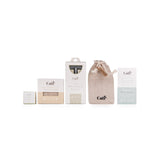 Low-Waste Shave Kit with Razor Stand - Long Handle Silver