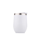 Insulated Short Cups - Rounded White