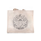 Grocery Tote Bag - Happy Vibes