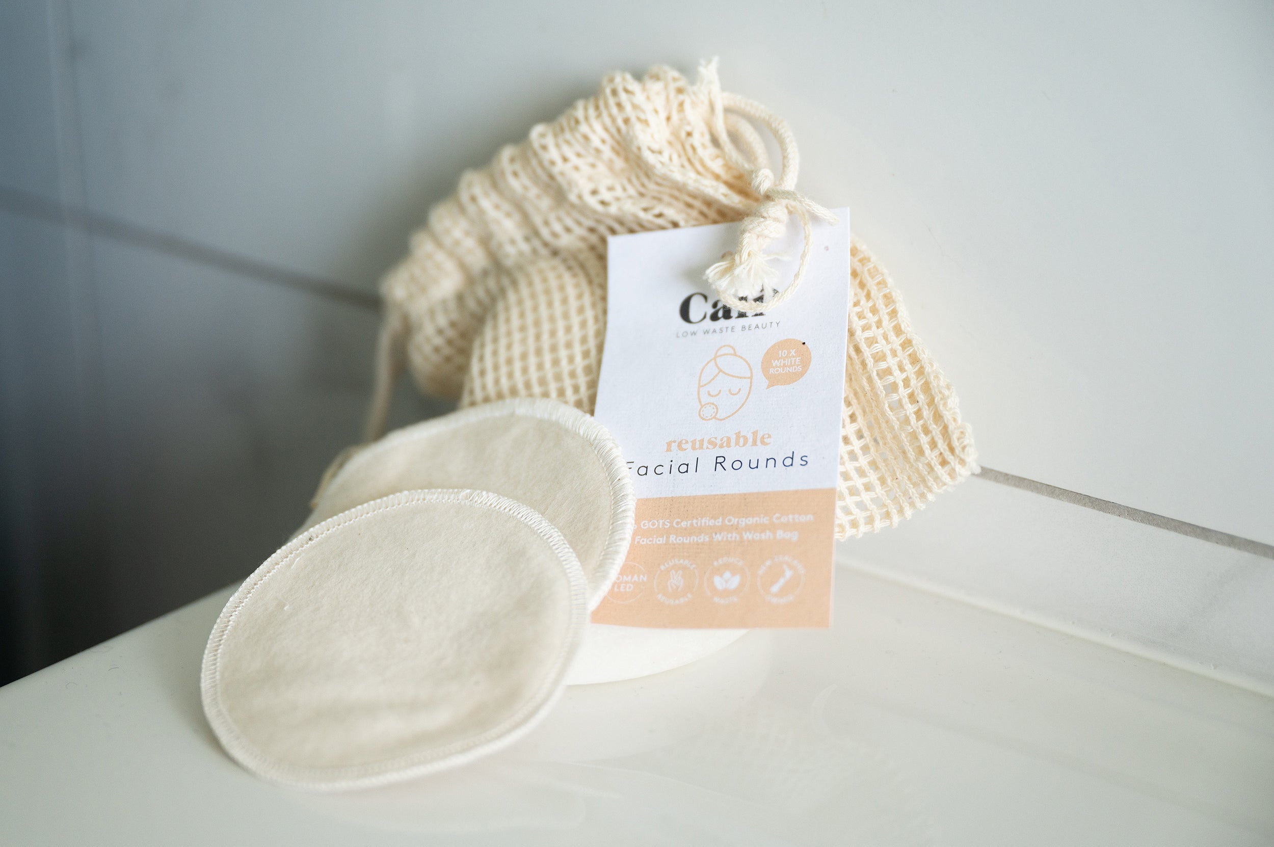 Reusable Facial Rounds - White