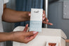 Safety Razor Refill Blades from CaliWoods being held in hands