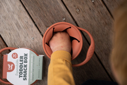 Toddler Snack Box - Rust