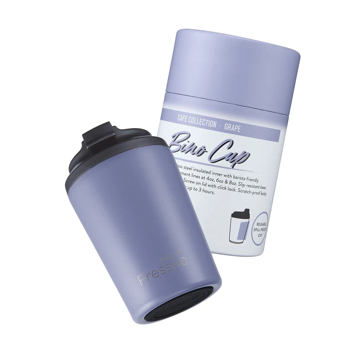 Fressko Bino Reusable Cup Grape 230ml