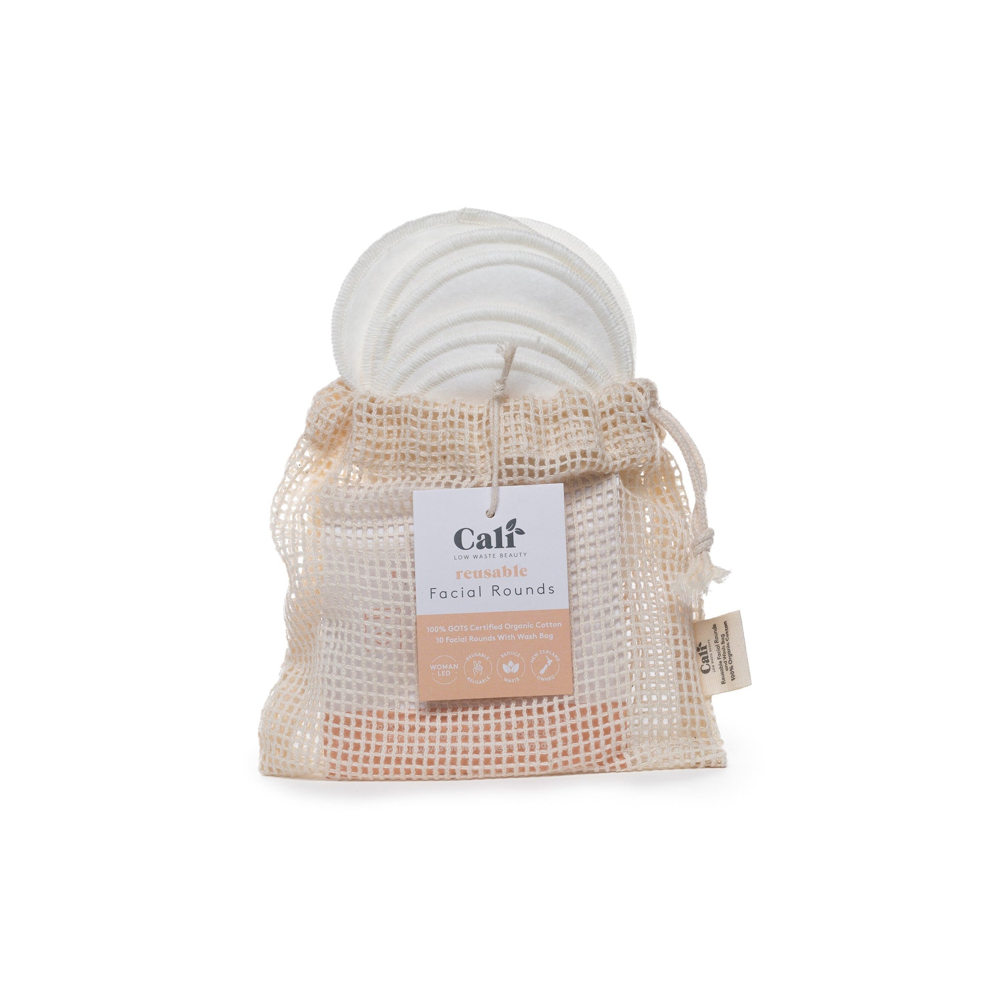 Reusable Facial Rounds - White