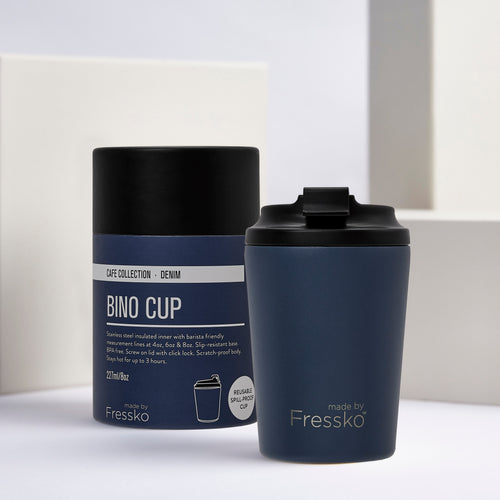 Fressko Bino CERAMIC Reusable Cup Denim 230ml