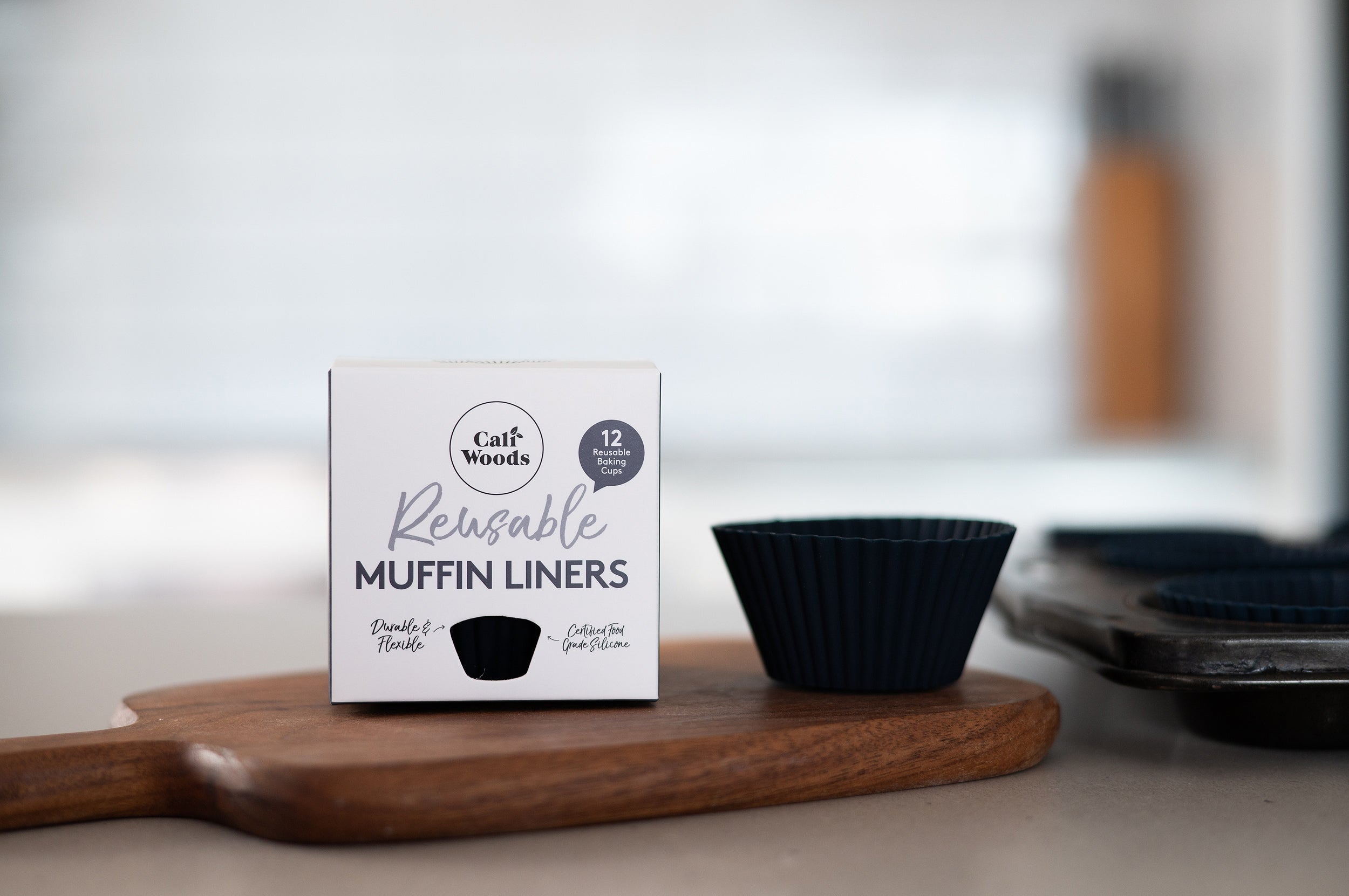 Muffin Liners 12 Pack - Dark Mood