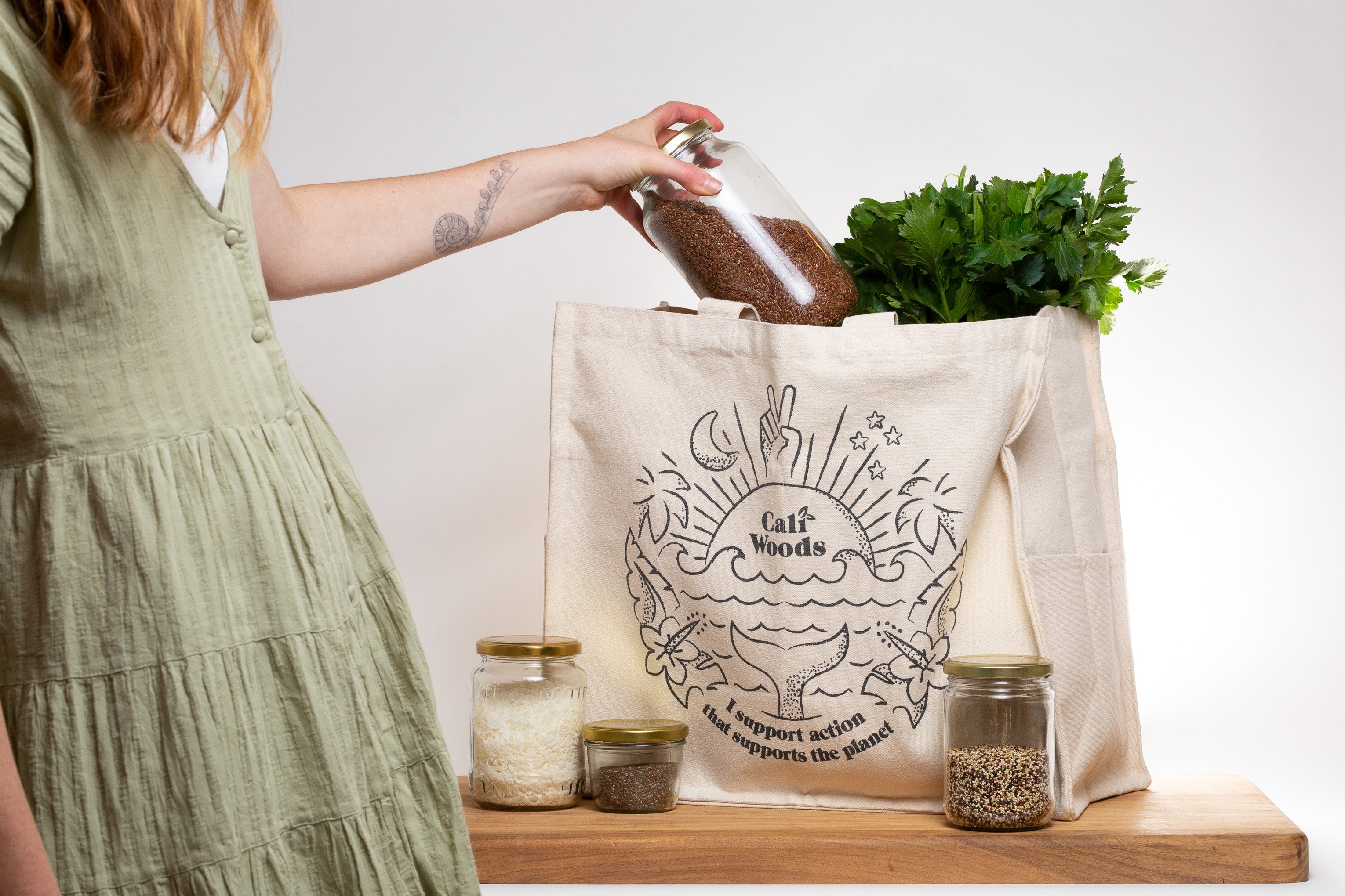 Grocery Tote Bag - The Minimal