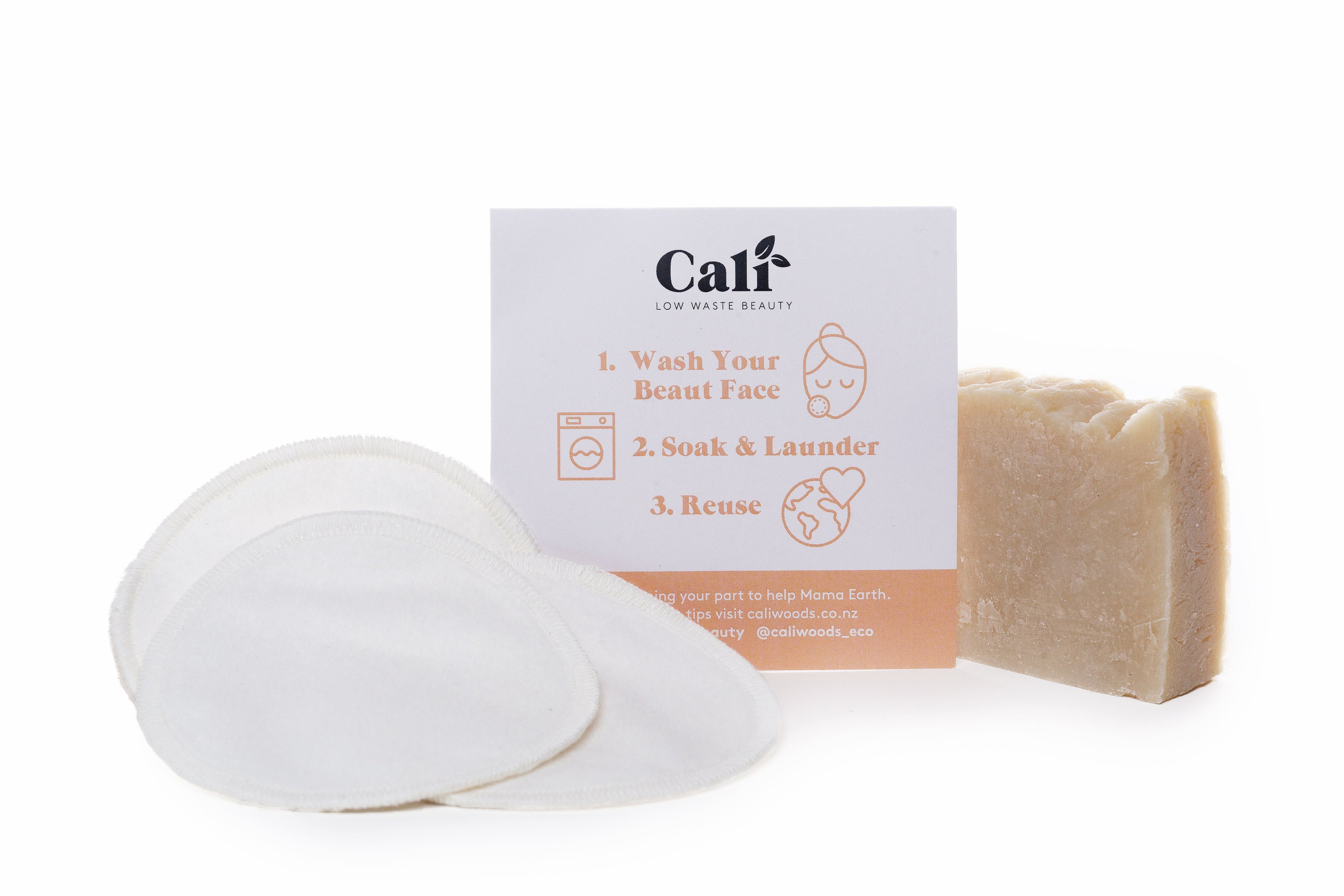Reusable Facial Rounds - White