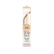 To-Go Straw Packs - Smoothie Straw - Rose Gold