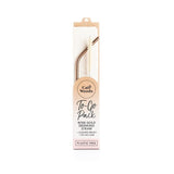 To-Go Straw Packs - Drinking Straw - Rose Gold