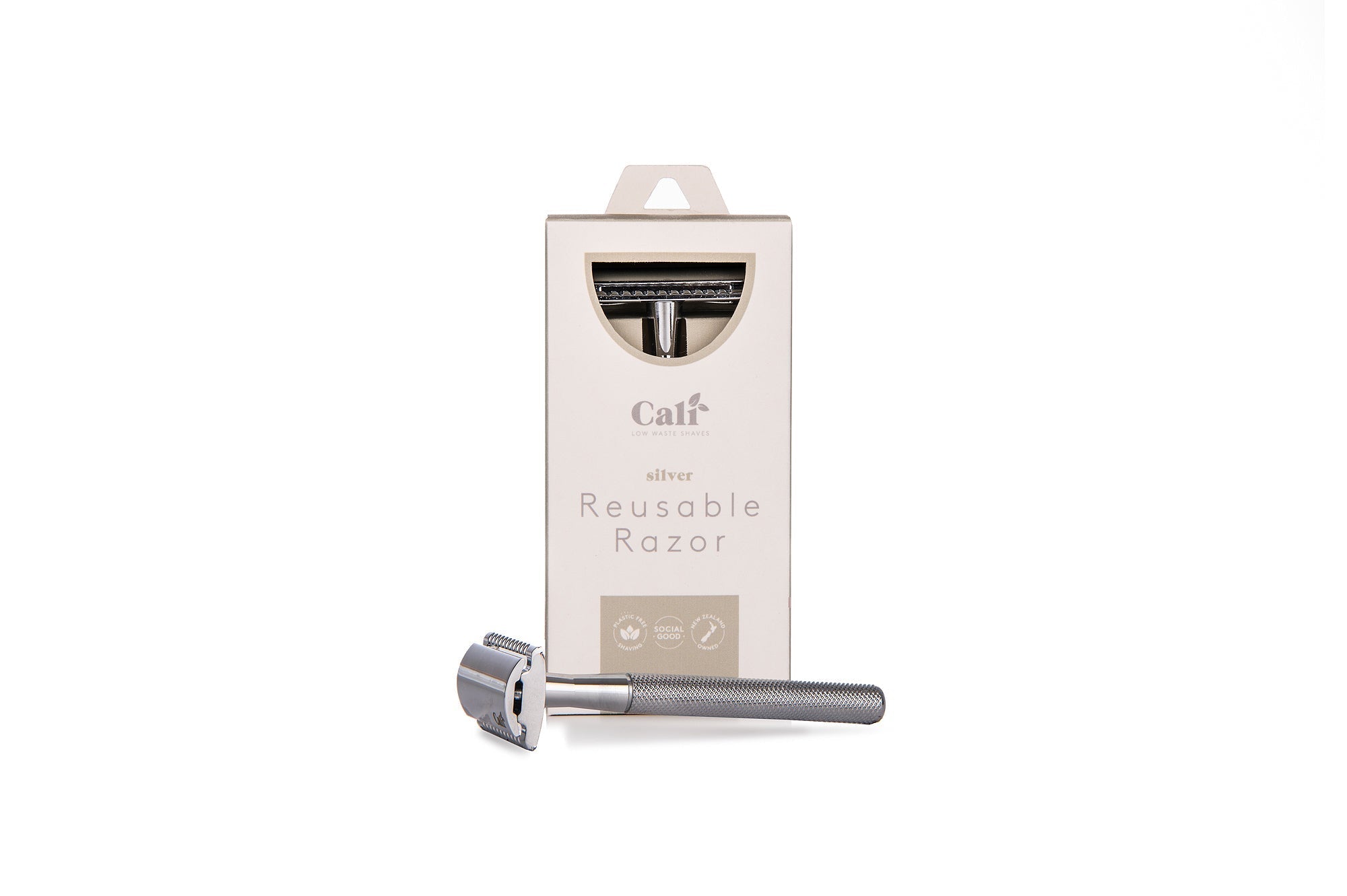 Safety Razor - Silver - Silver Single
