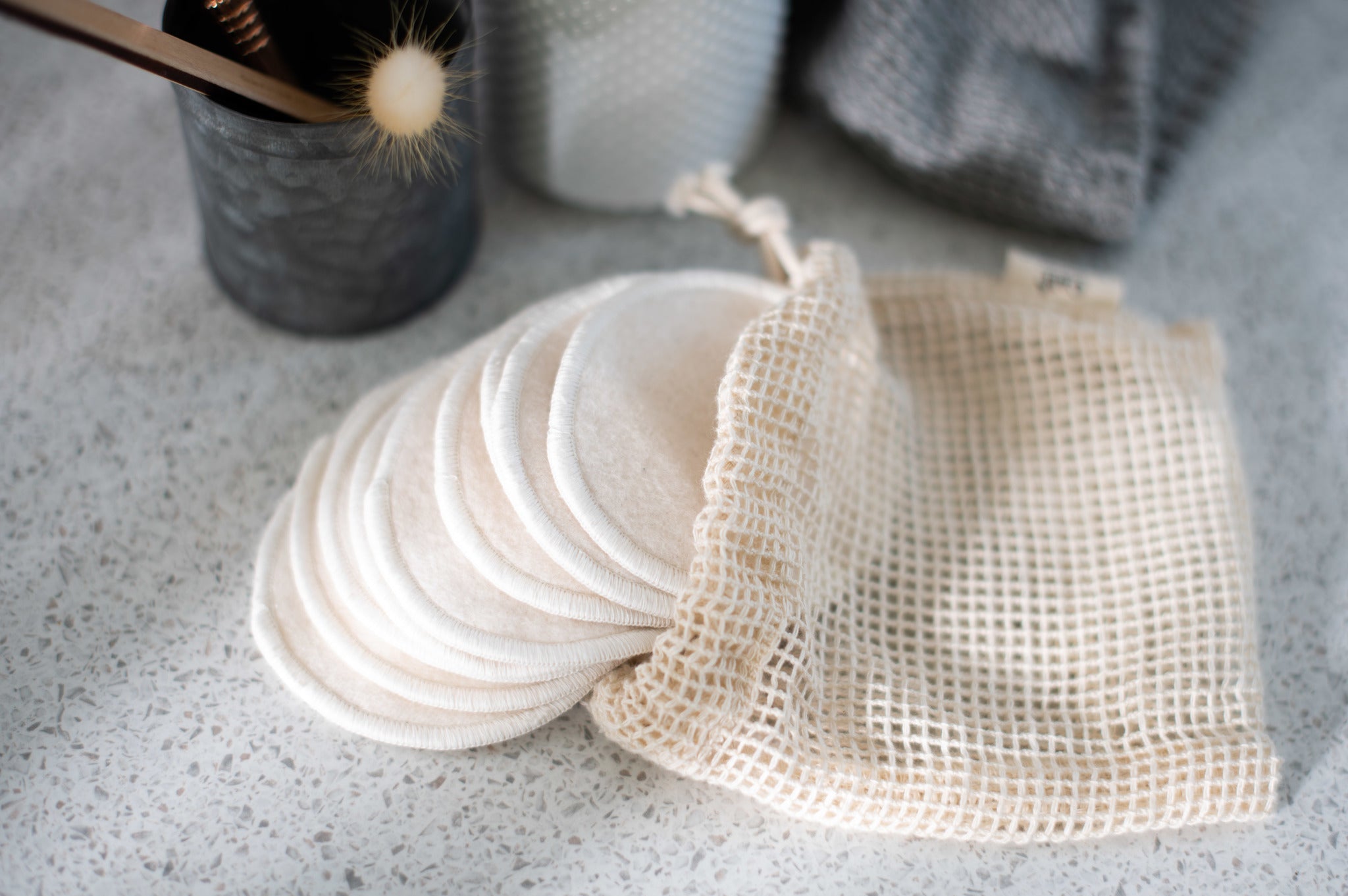 Reusable Facial Rounds - White