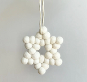 NZ Wool Christmas Baubles - Star