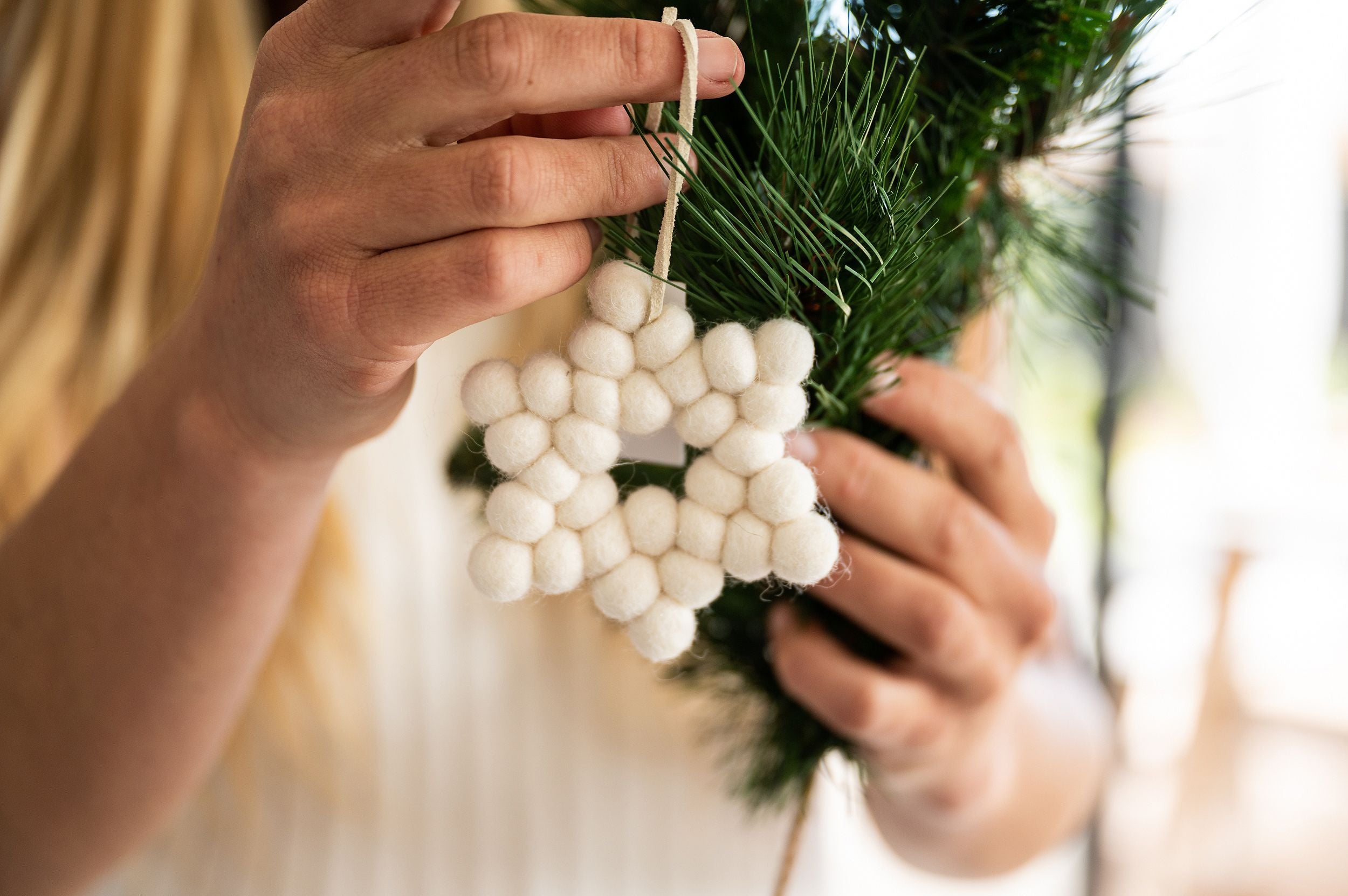 NZ Wool Christmas Baubles - Star