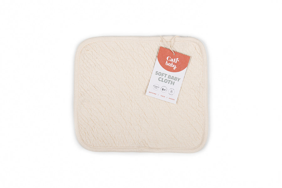 CaliBaby Soft Baby Cloth in undyed organic cotton