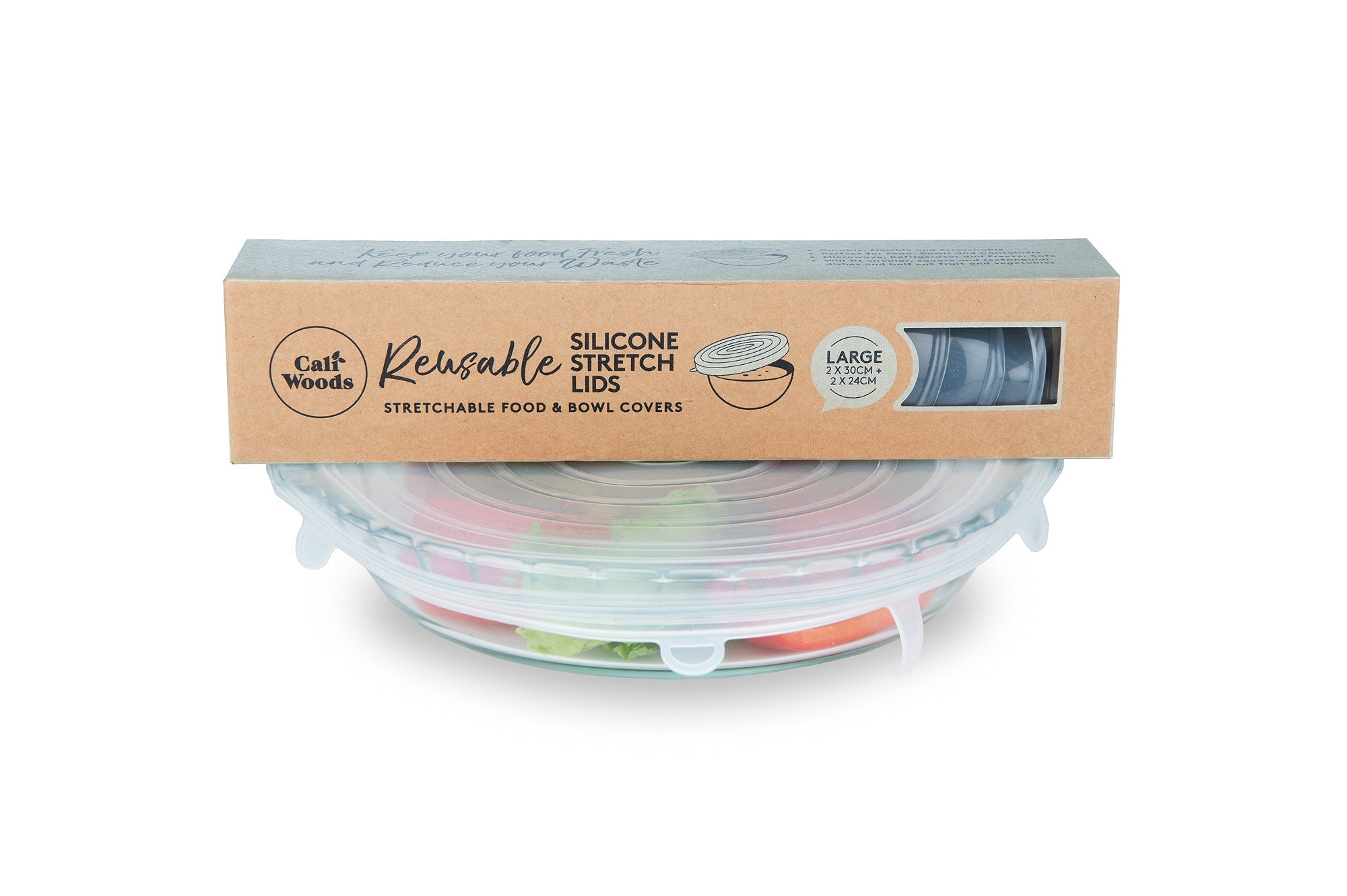 Squished Box Large Silicone Lids
