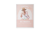 A cover image of the 'EC How To Booklet' featuring a woman holding a baby, with the title 'EC Basics' displayed.