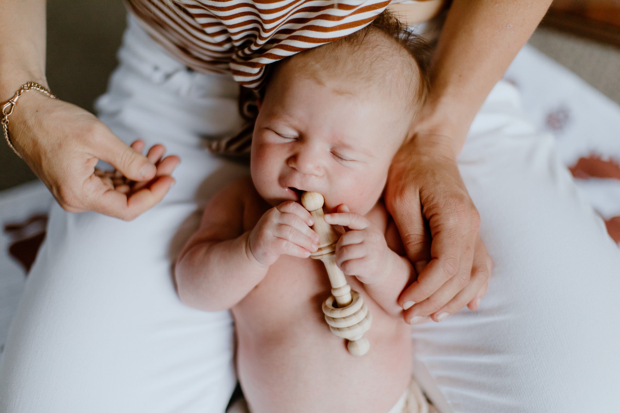Handmade Wooden Rattle